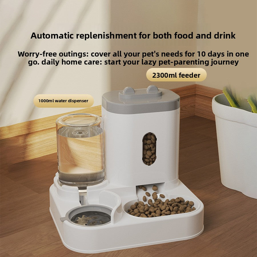 Automatic Pet Food and Water Feeder Bowl